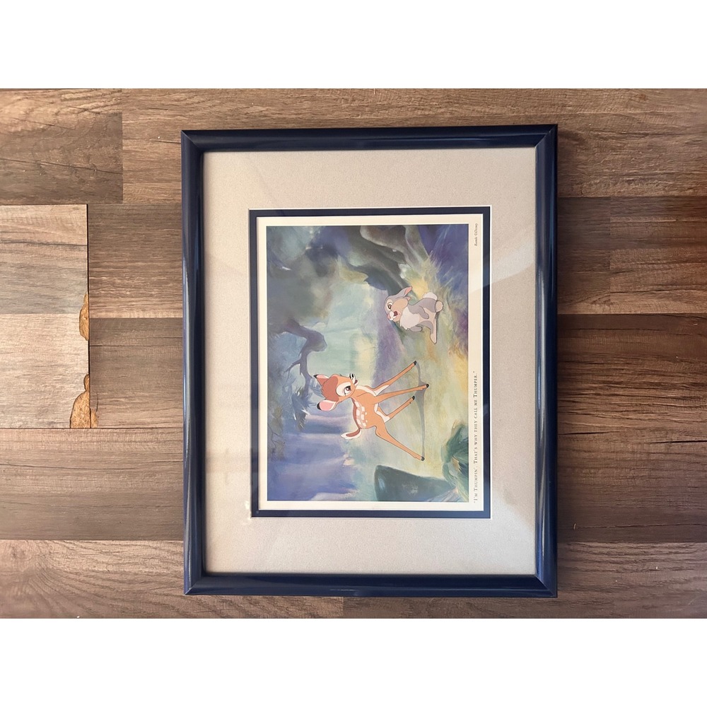 Disney Bambi Thumper Framed Art Print Michaels‎ Custom Frame Wall Decor 12x15